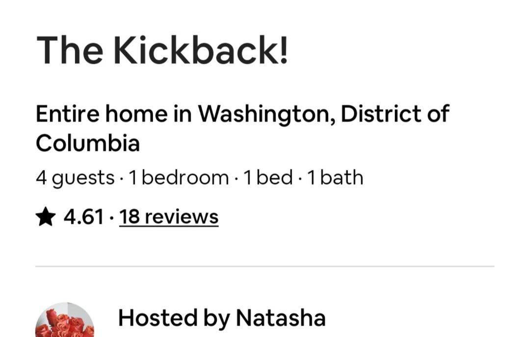 Апартаменты The Kickback! Вашингтон Экстерьер фото